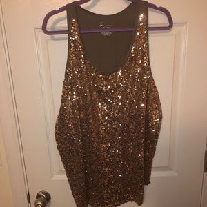Sparkly lane Bryant tank